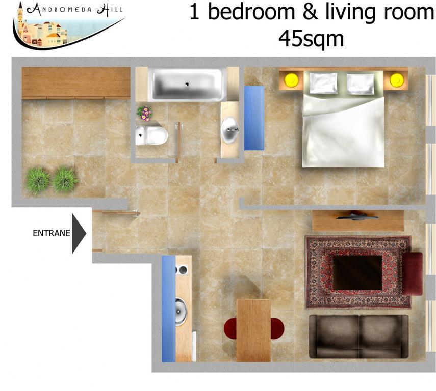 Andromeda Hill Apartments And Spa Tel Aviv Phòng bức ảnh